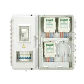 Waterproof external electric meter box with Single Phase 4-position , ABS Base